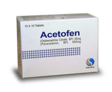 Acetofen 35mg/450mg Tablet